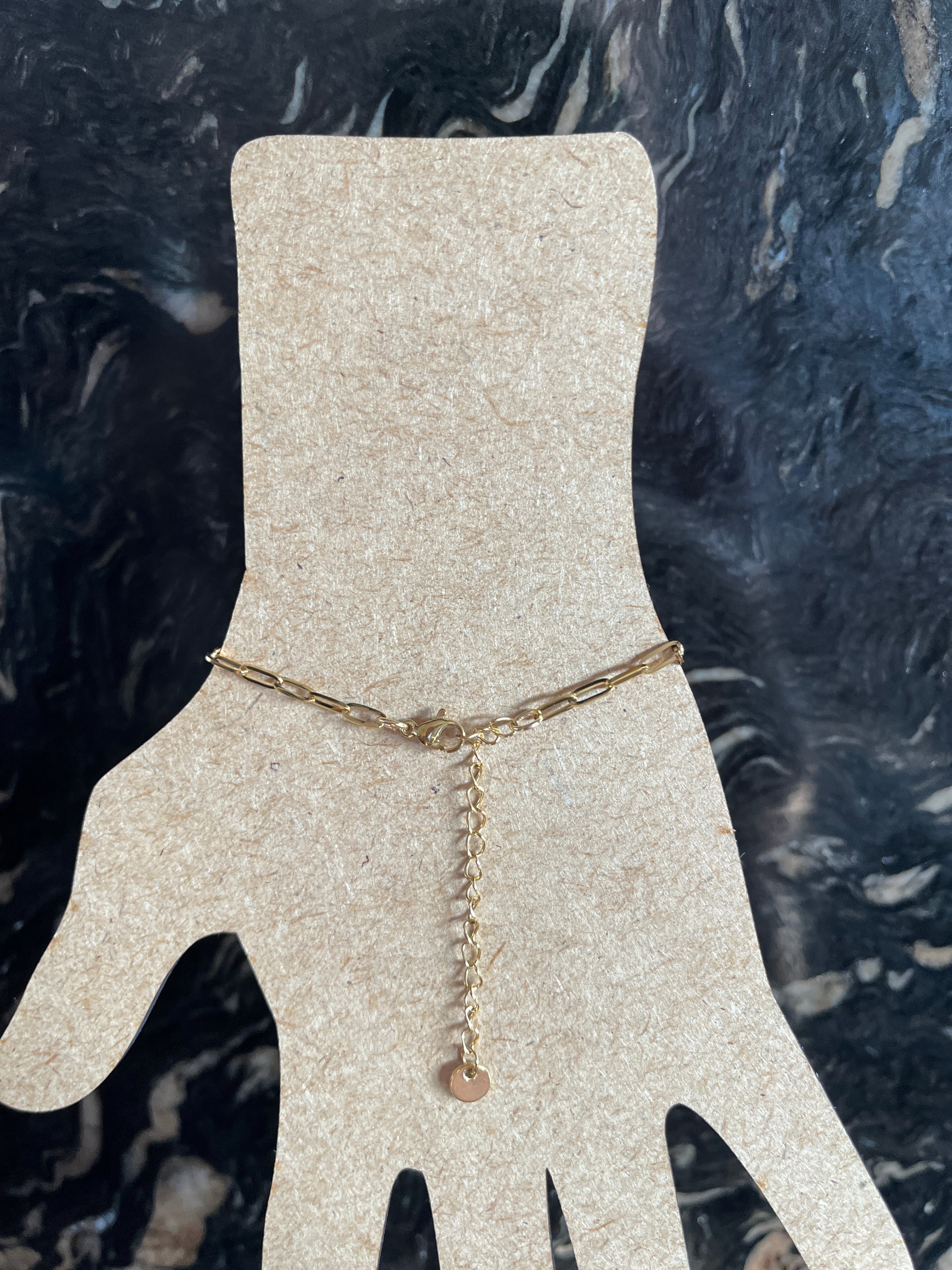 Bracelet pampille cuivré