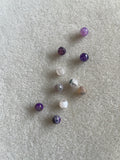 10 perles AGATE VEINÉE