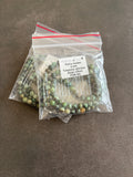 2 fils Turquoise africaine 4mm