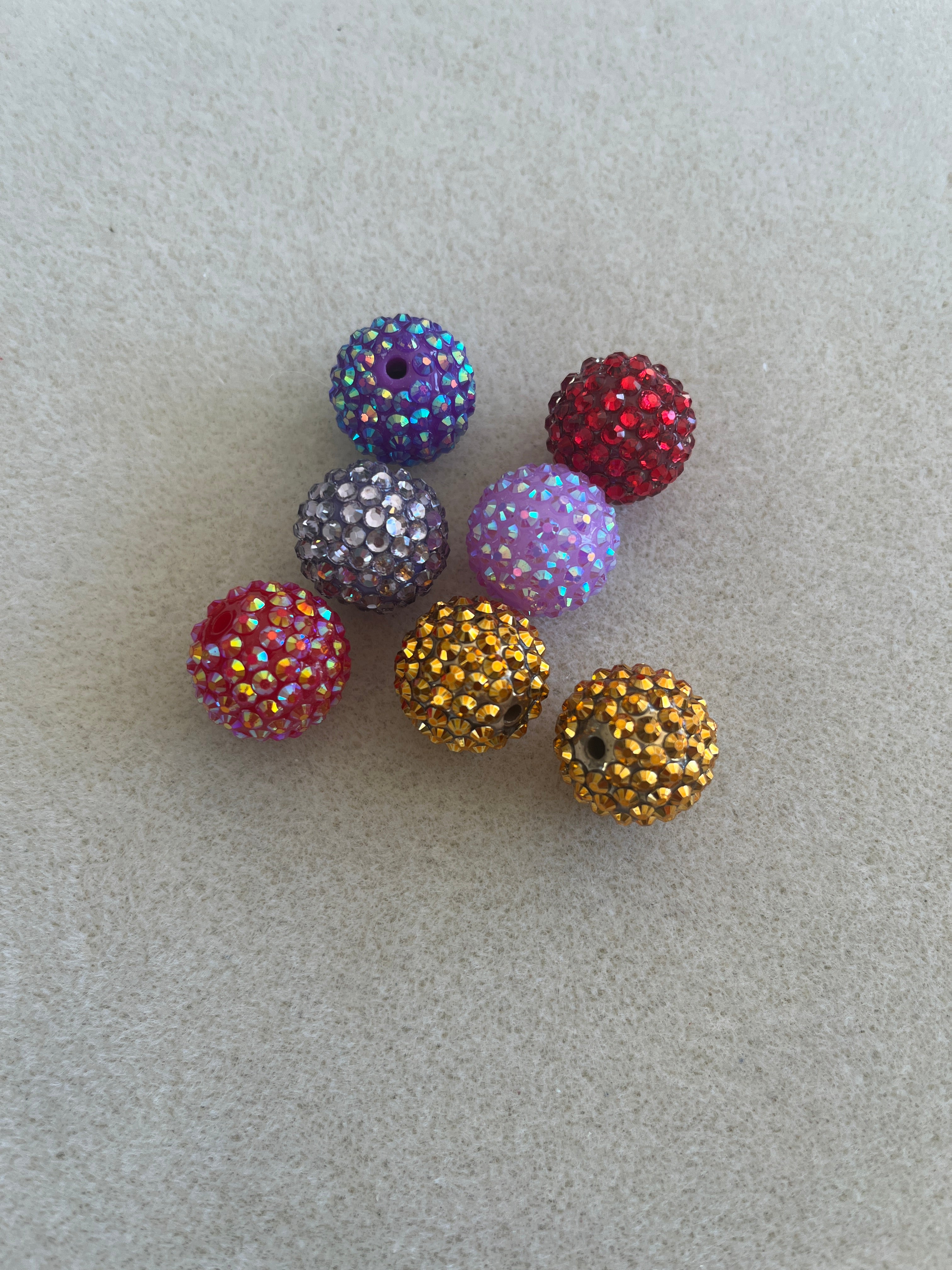 Perles strass 20mm