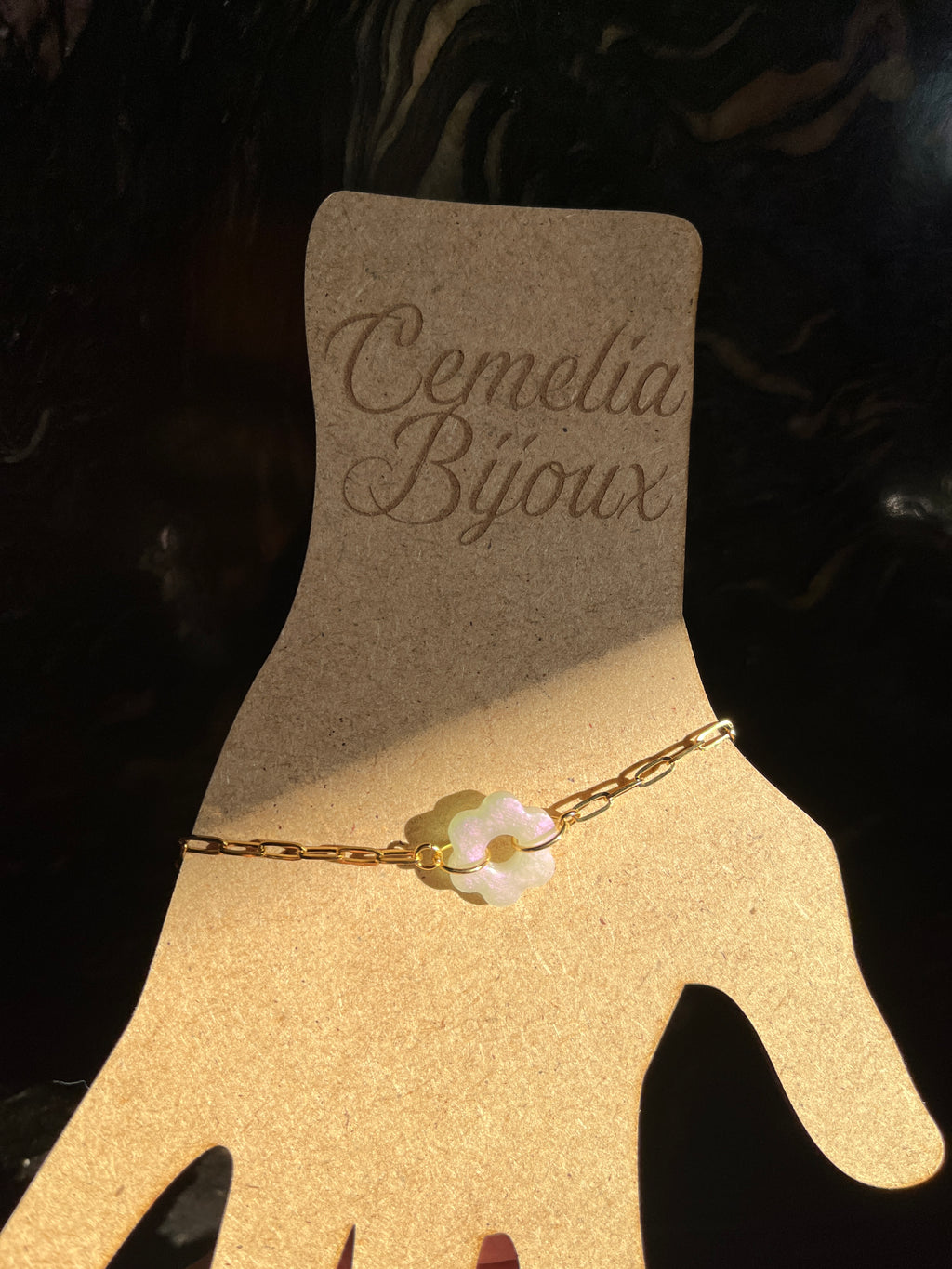 Bracelet pampille magical purple