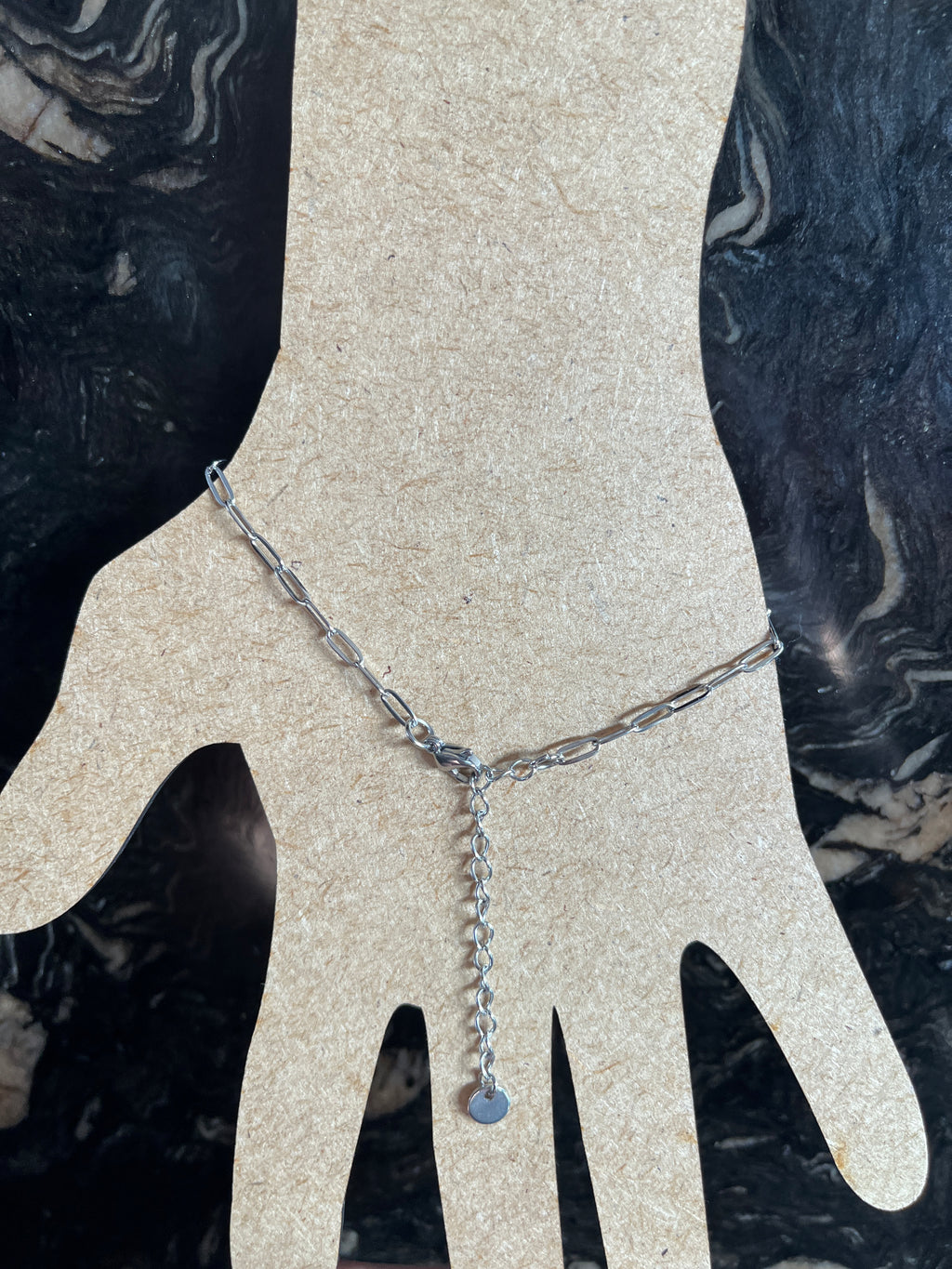 Bracelet pampille corail argenté