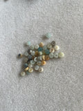15 perles AMAZONITE TEINTÉE