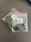 2 fils Quartz fumé facettes 4mm