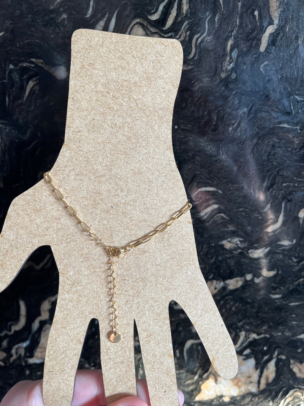 Bracelet pampille corail