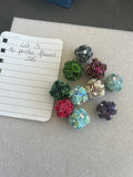 Lot 3 - 10 perles fleurs