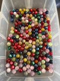 200 perles en résine 10/12mm