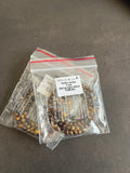 2 fils Œil de Tigre 4mm