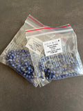 2 fils Lapis Lazuli facettes 4mm