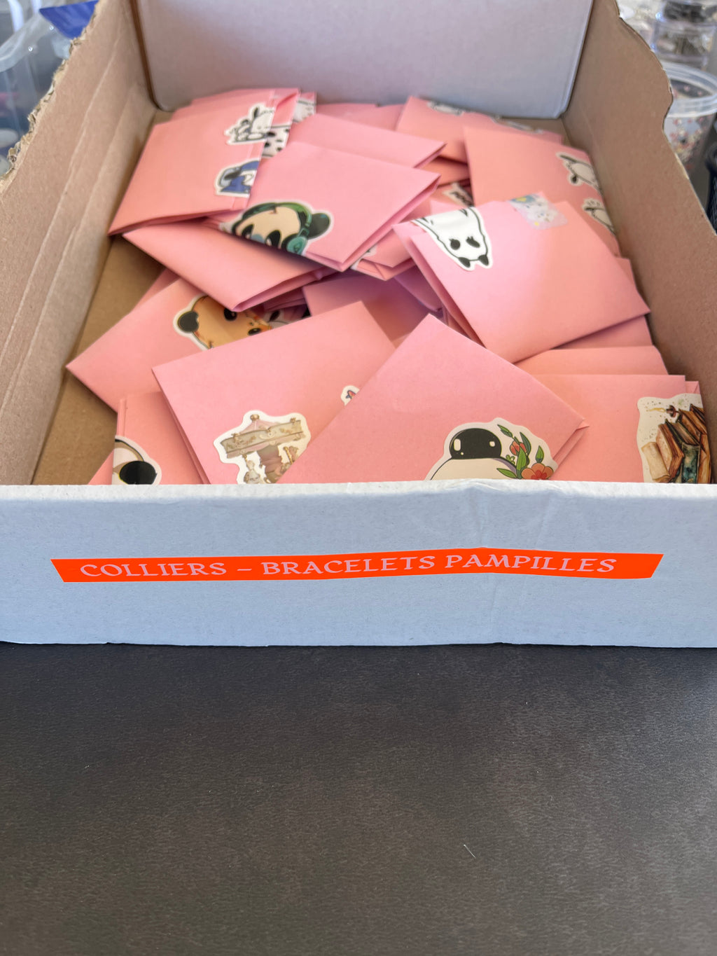 Colliers / Bracelets pampilles et acier inoxydable