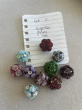 Lot 1 - 10 perles fleurs