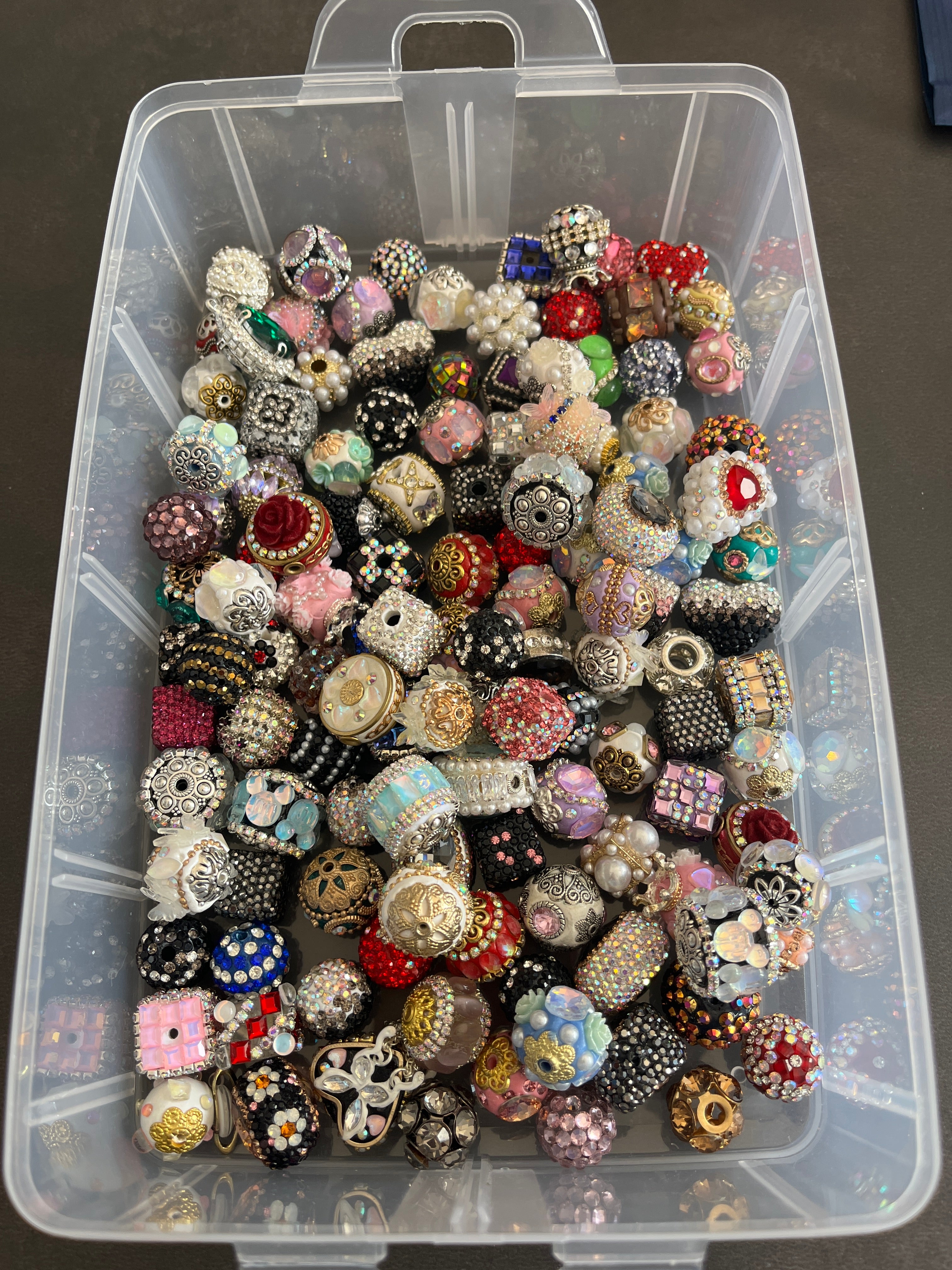 Perles « diamants » lot entier photo