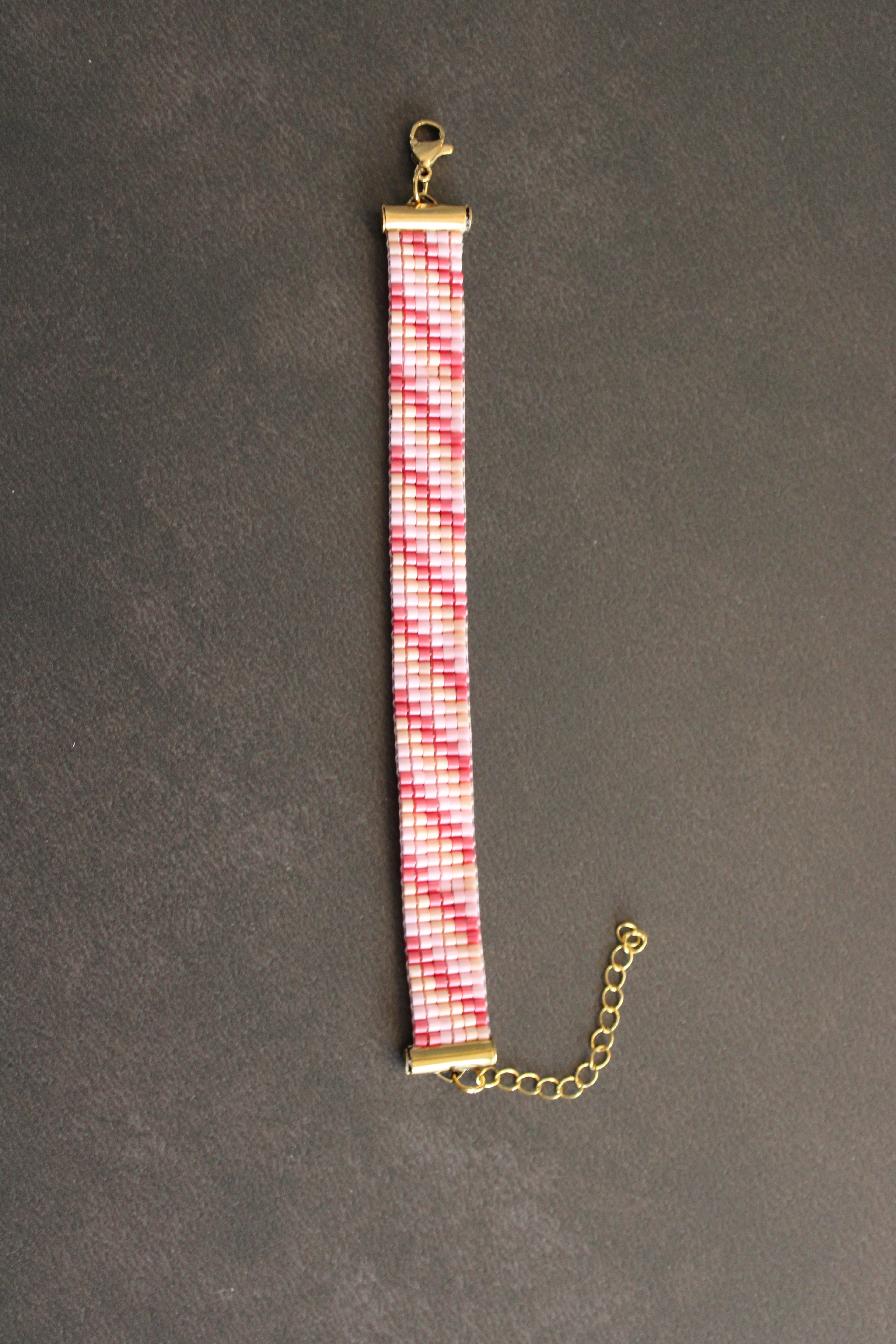 Bracelet dégradé rose