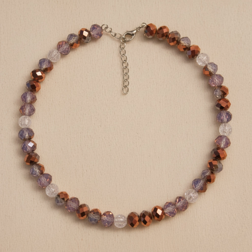 Collier bicolore