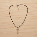 Collier avec pendentif Quartz rose
