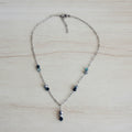Collier bleu