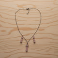Collier quartz rose