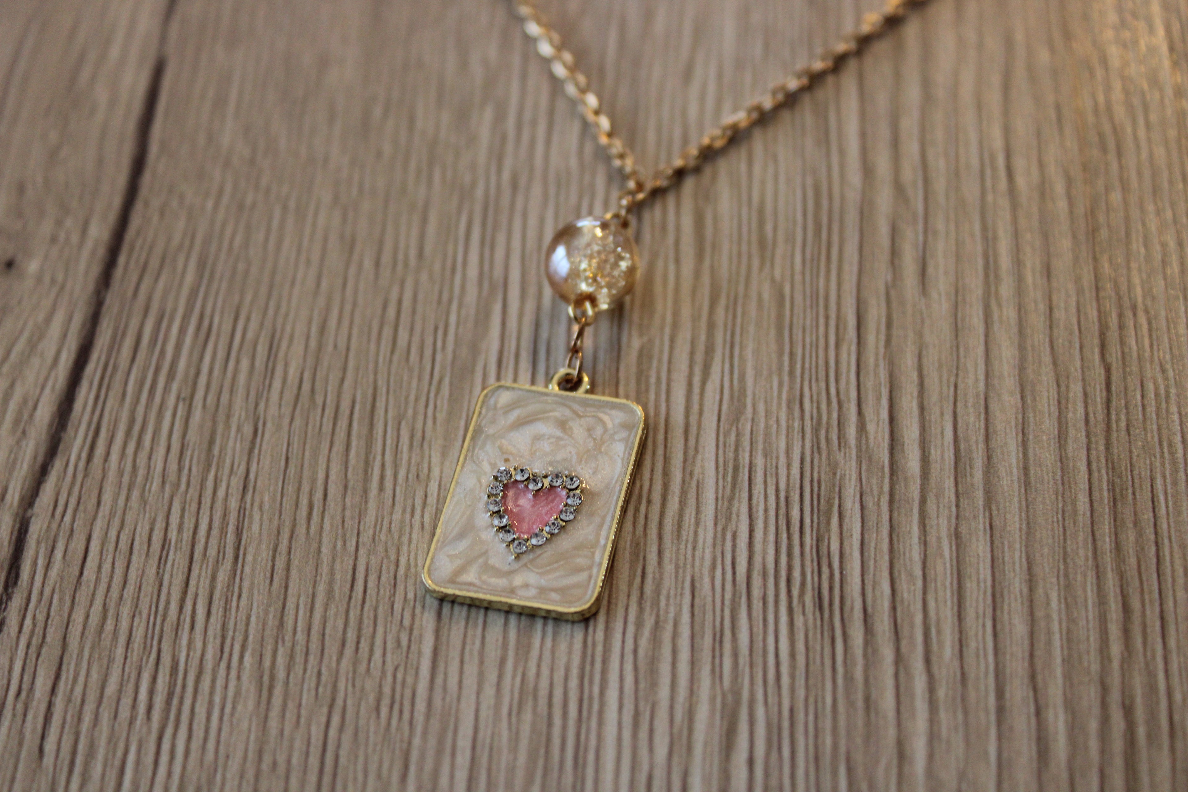 Collier charm coeur