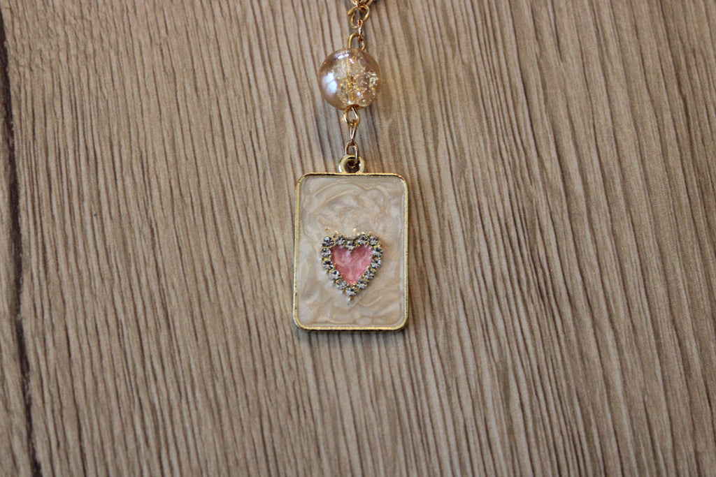 Collier charm coeur