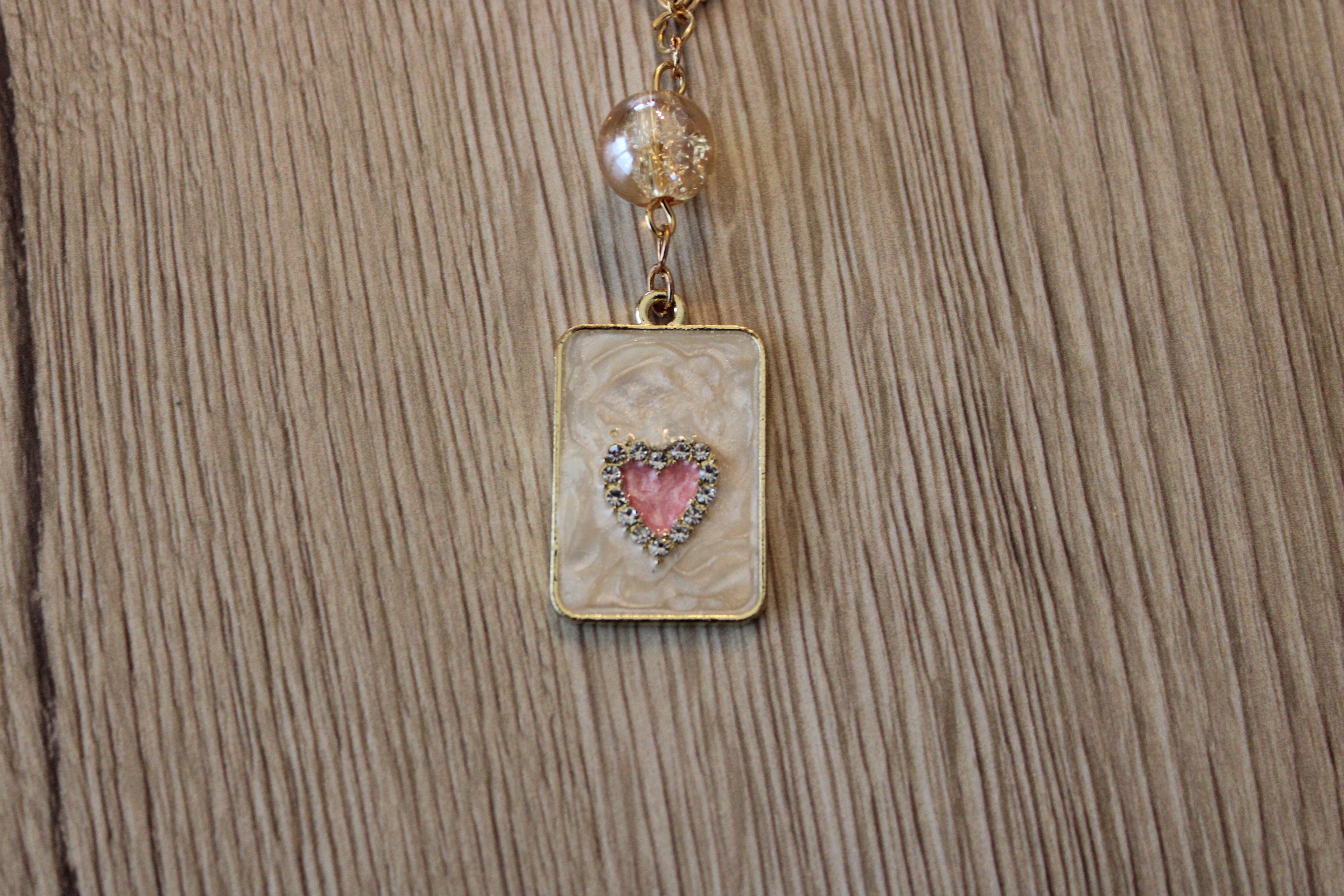 Collier charm coeur