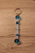 Porte-clés bleu vertical