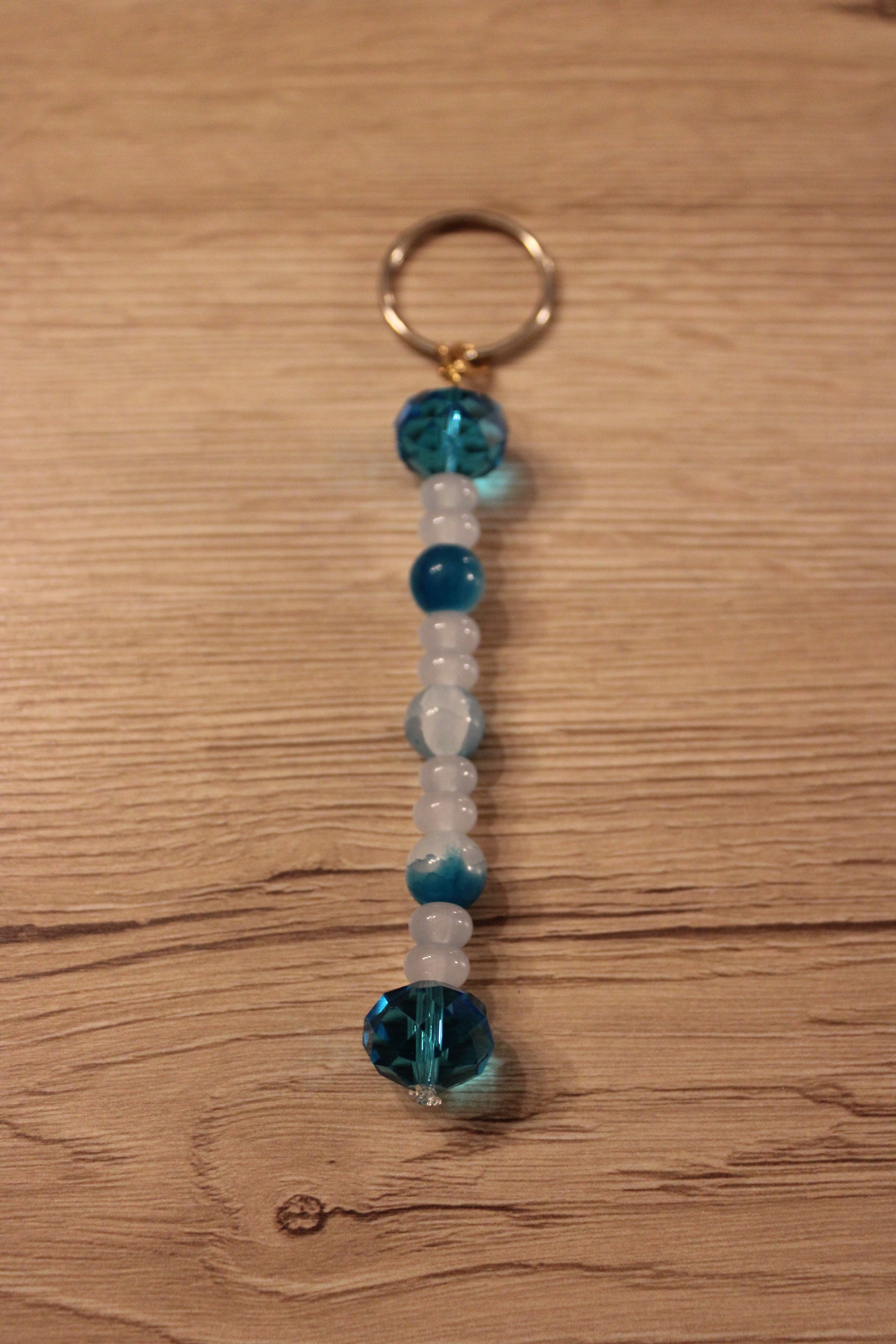 Porte-clés bleu vertical