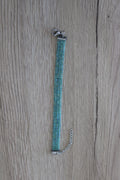 Bracelet vert turquoise avec reflets multiples