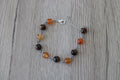 Bracelet oeil de tigre et cornaline