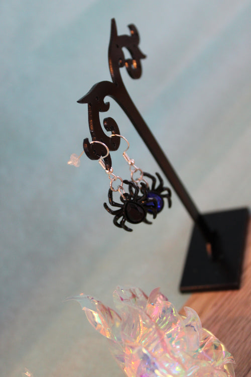 Boucles d'oreilles araignées