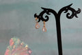 Boucles d'oreilles dorées gouttes