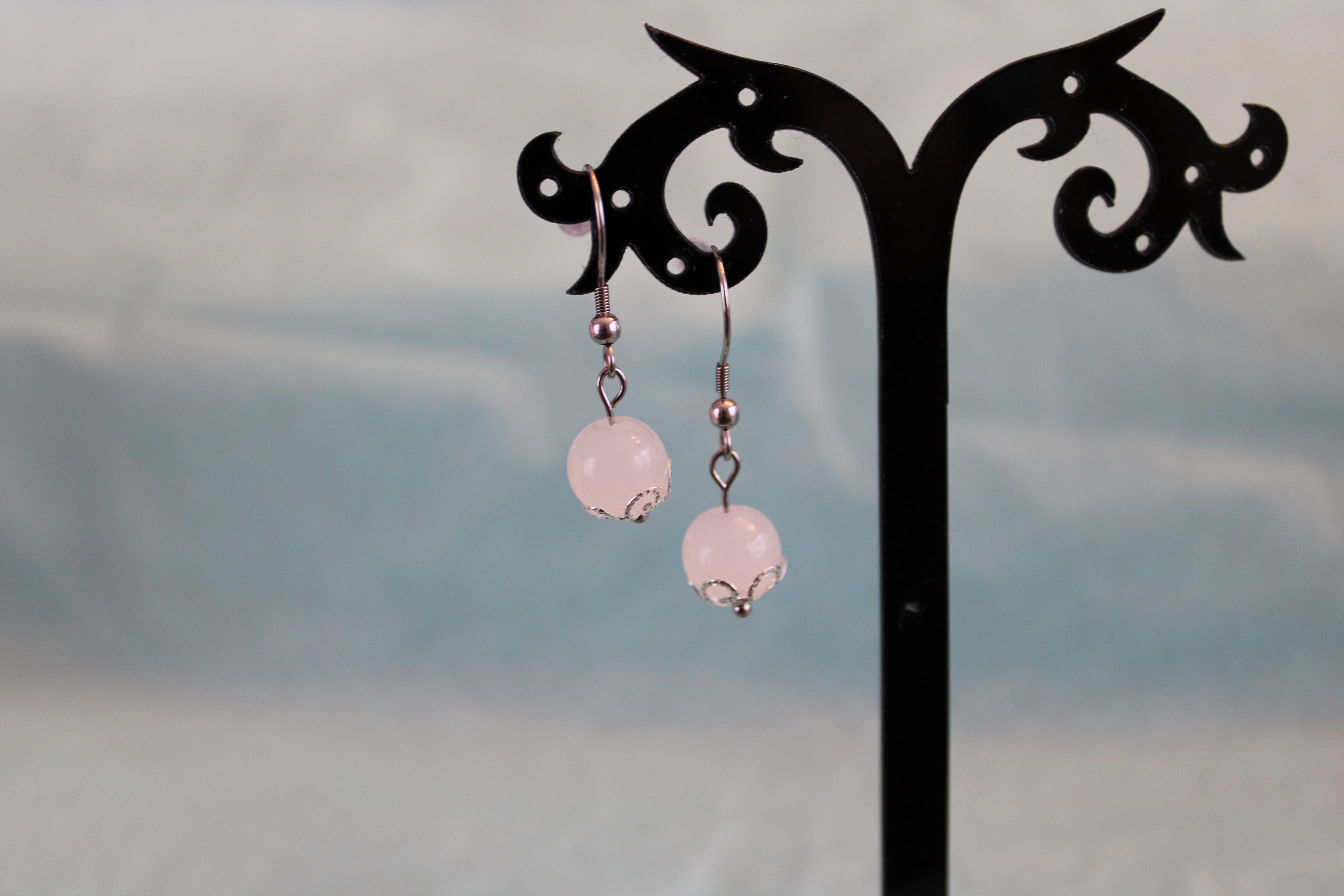 Boucles d'oreilles mystère argenté